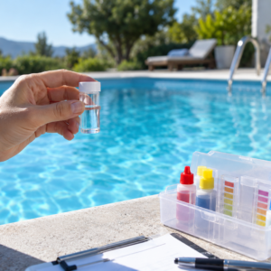 Agua de piscina